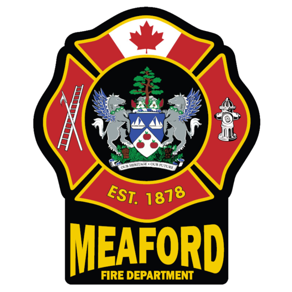 Meaford Fire Department Logo, Established 1878